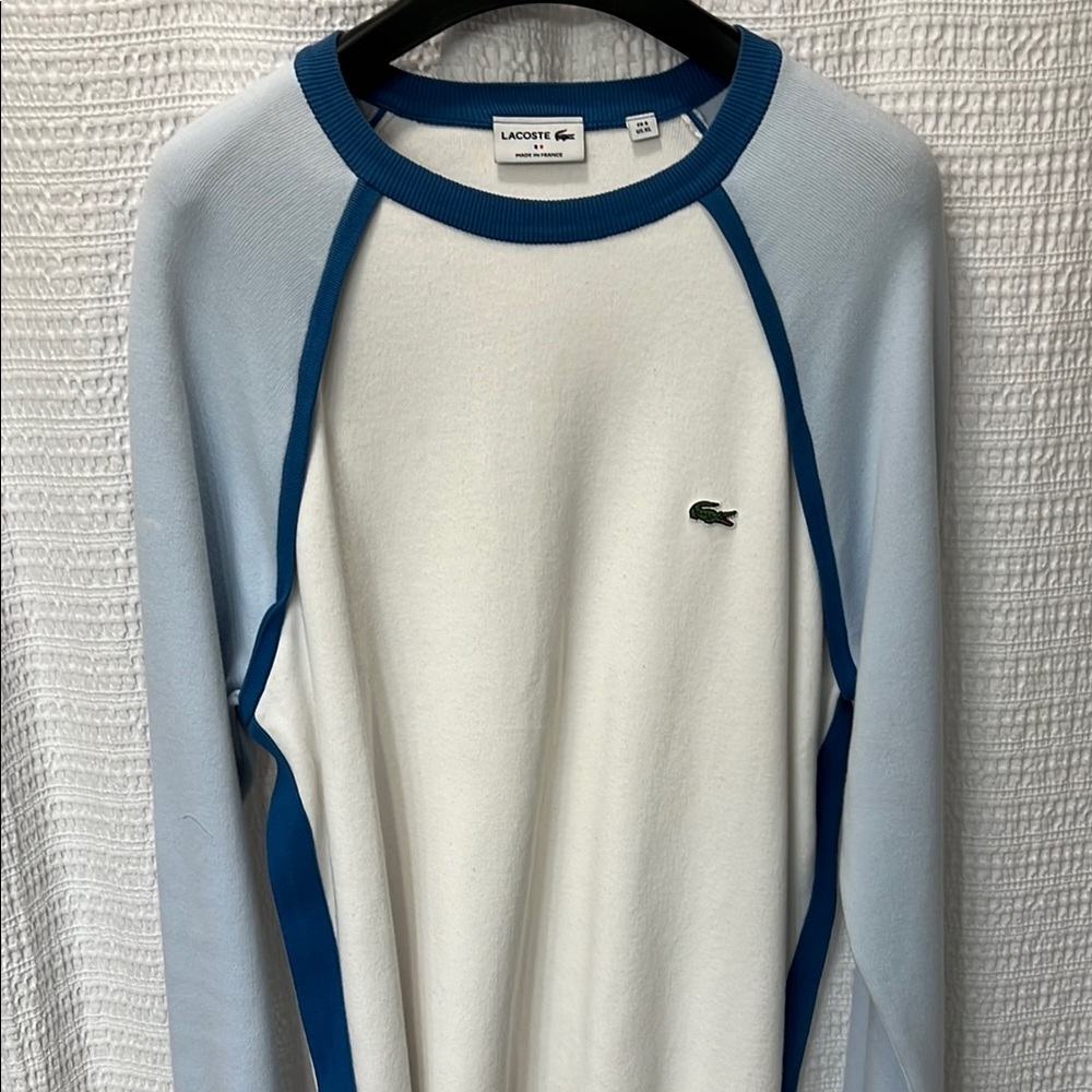 Lacoste made in France colorblock sweater